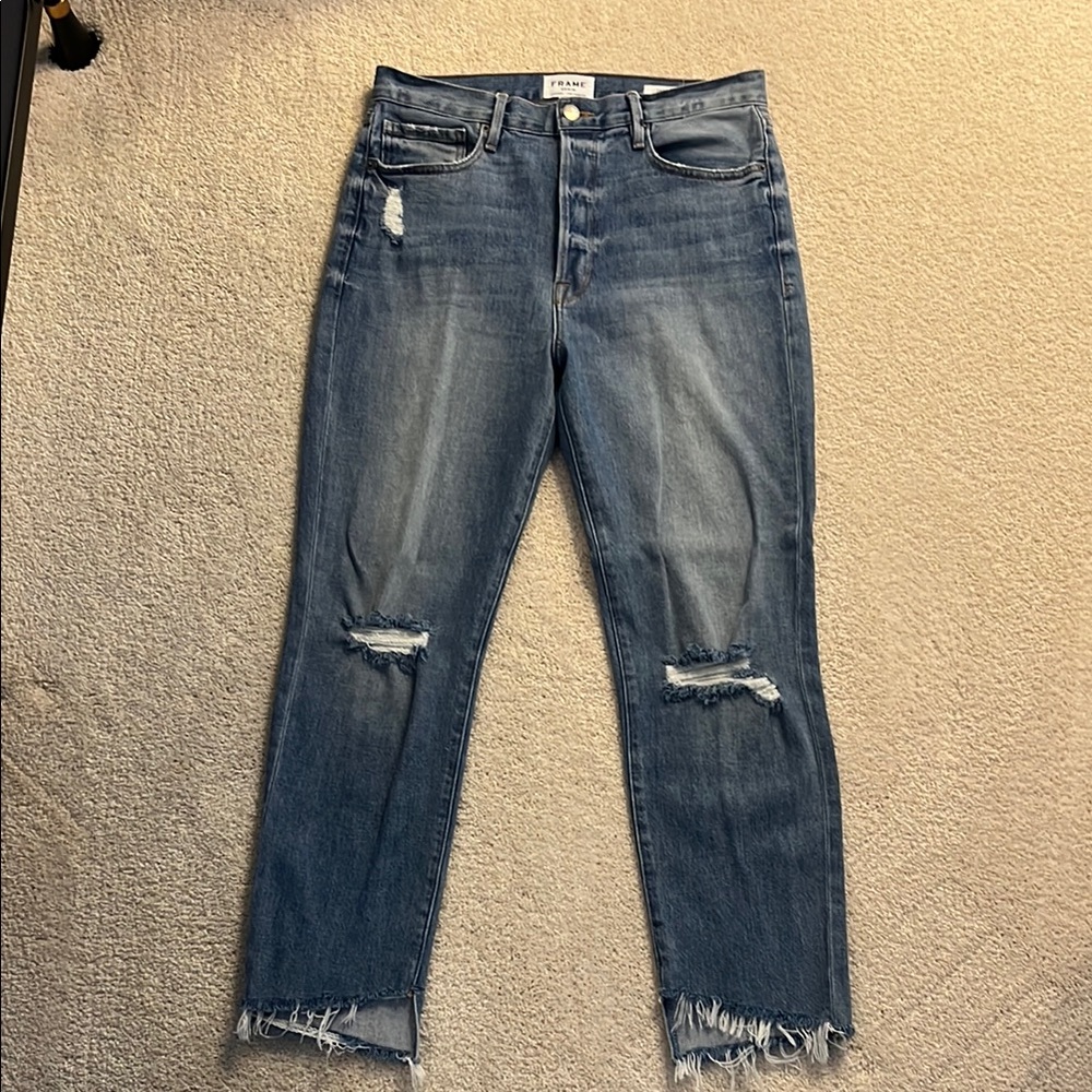 Frame Le Original Distressed Jeans